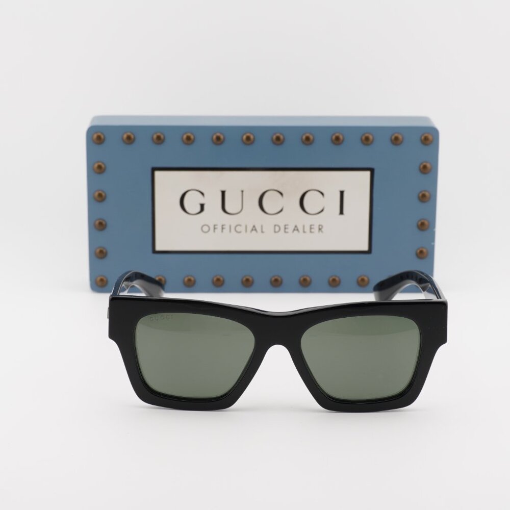 Gucci GG1835SA 001 Square Sunglasses - Black/Grey - Picture 4 of 11